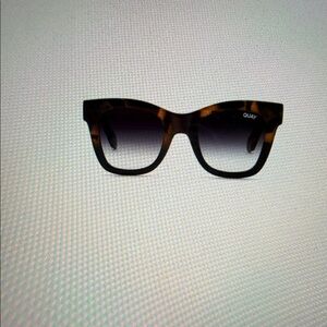 Quay Australia After Hours 46 MM Square Sunglasses Tort black/ black fade